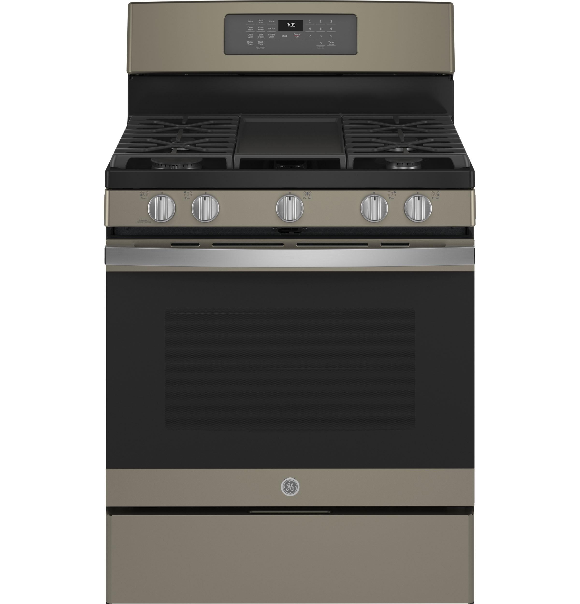 GE® 30" Free-Standing Gas Convection Range with No Preheat Air Fry