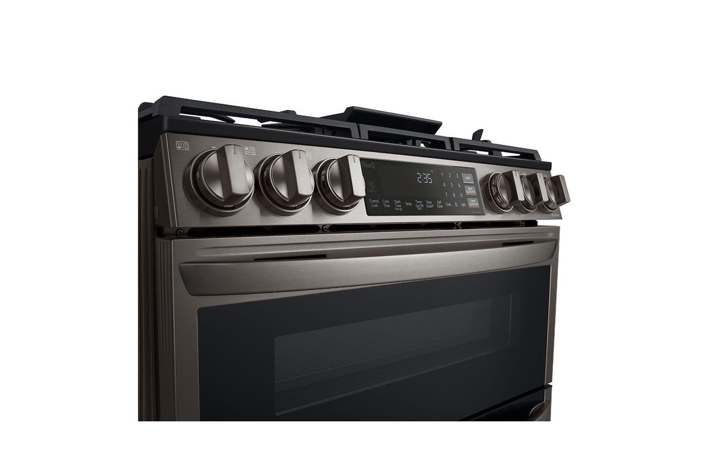 Lg LTGL6937D 6.9 cu. ft. Smart Gas Double Oven Slide-in Range with InstaView®, ProBake® Convection, Air Fry, and Air Sous Vide