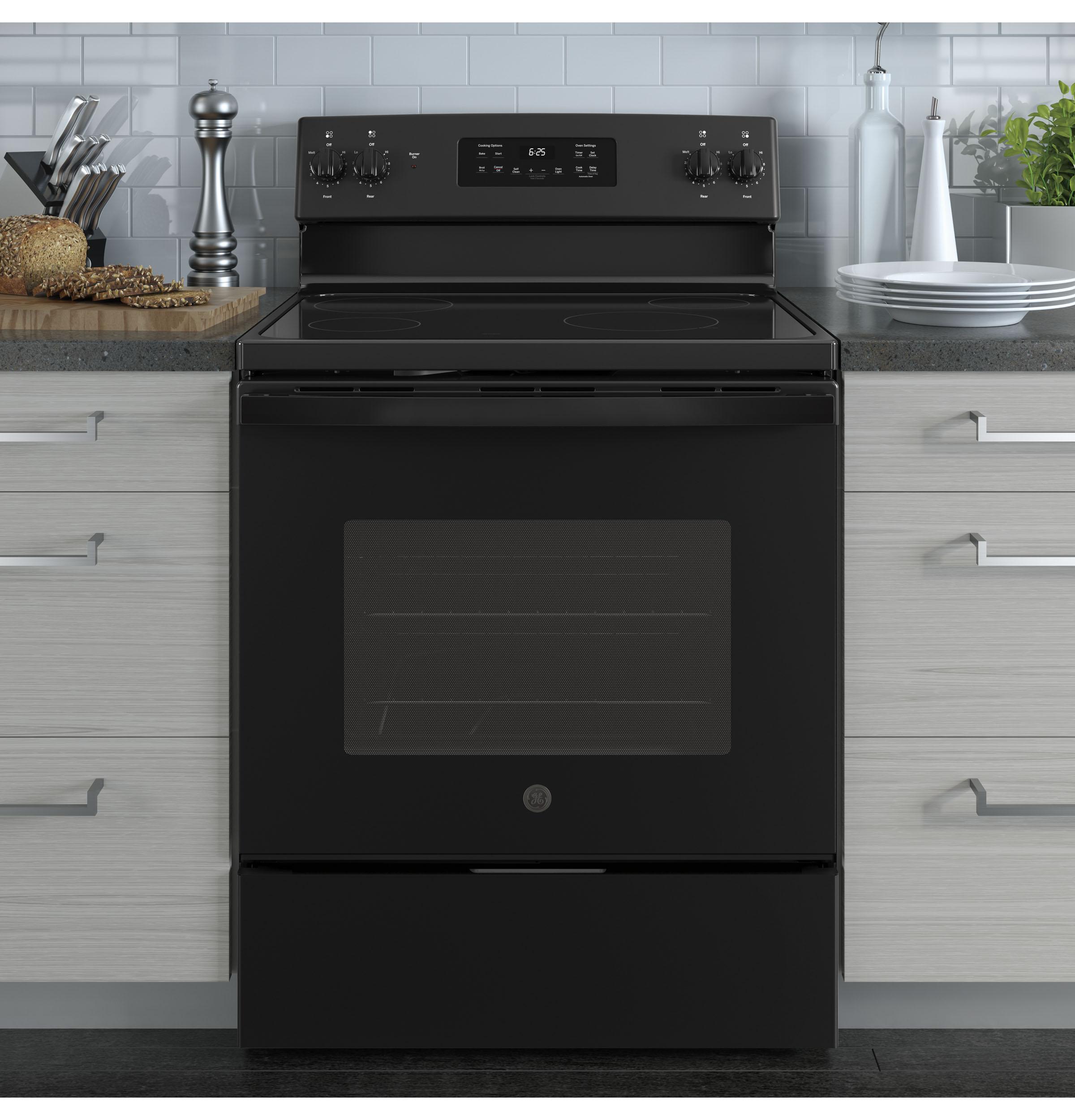 GE® 30" Free-Standing Electric Range