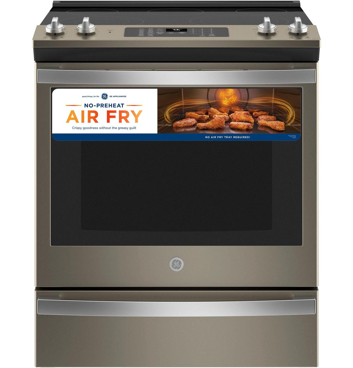 GE® 30" Slide-In Electric Convection Range with No Preheat Air Fry