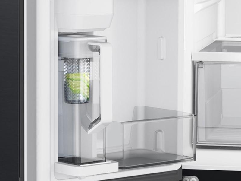 29 cu. ft. Smart 4-Door Flex™ Refrigerator with AutoFill Water Pitcher and Dual Ice Maker in Black Stainless Steel