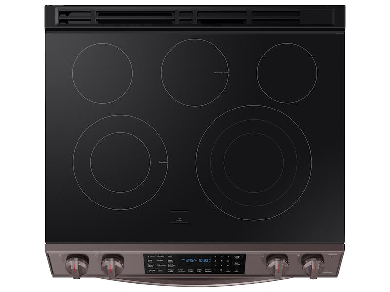 Samsung NE63T8511ST 6.3 cu. ft. Smart Slide-in Electric Range with Air Fry in Tuscan Stainless Steel
