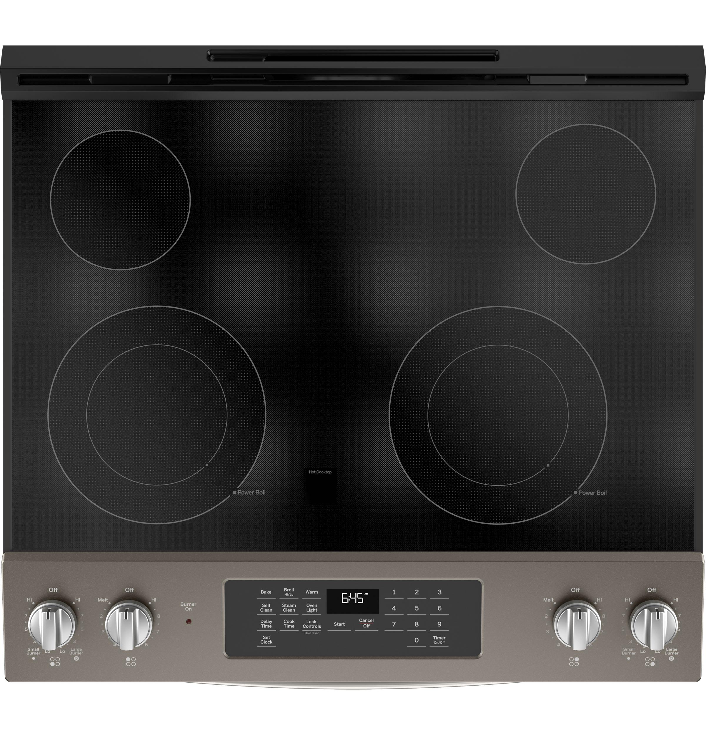 GE® 30" Slide-In Electric Range