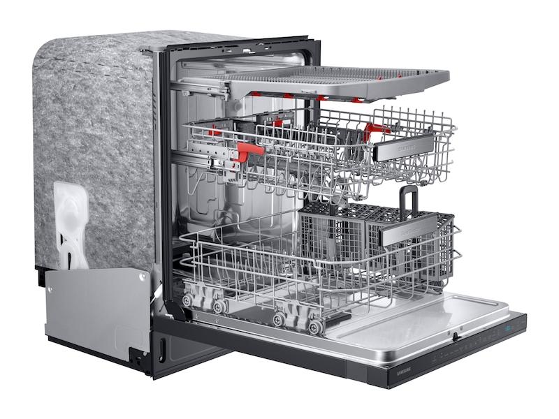 Samsung AutoRelease Smart 39dBA Dishwasher with Linear Wash in Black Stainless Steel