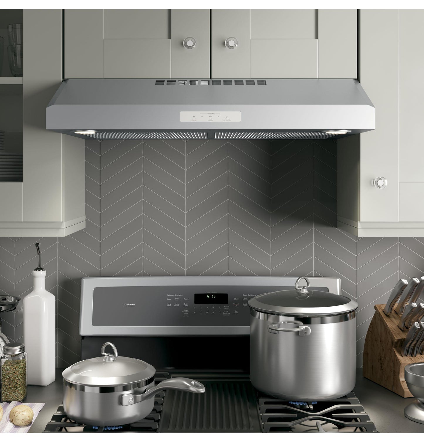 PVX7300SJSS GE Profile™ 30" Under The Cabinet Hood