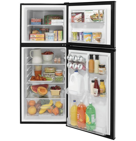 GPV10FSNSB GE® 9.8 Cu. Ft. 12 Volt DC Power Top-Freezer Refrigerator
