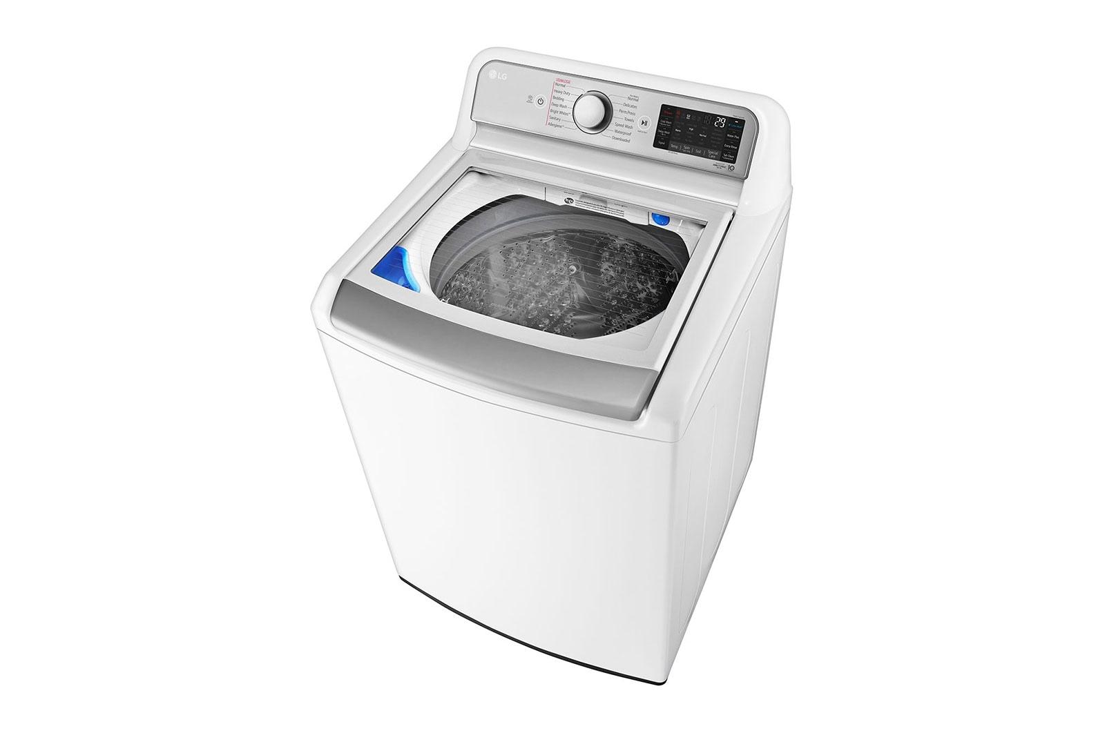Lg 5.5 cu.ft. Mega Capacity Smart wi-fi Enabled Top Load Washer with TurboWash3D™ Technology and Allergiene™ Cycle
