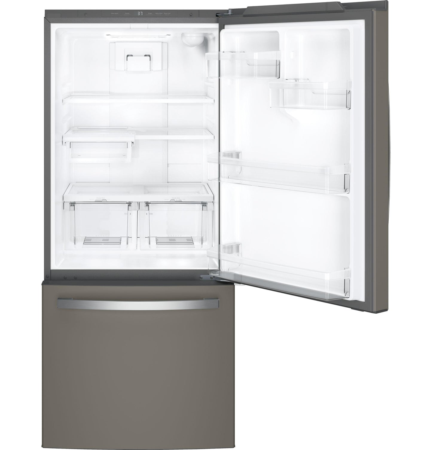 GDE21EMKES GE ENERGY STAR 21.0 Cu. Ft. Bottom-Freezer Refrigerator
