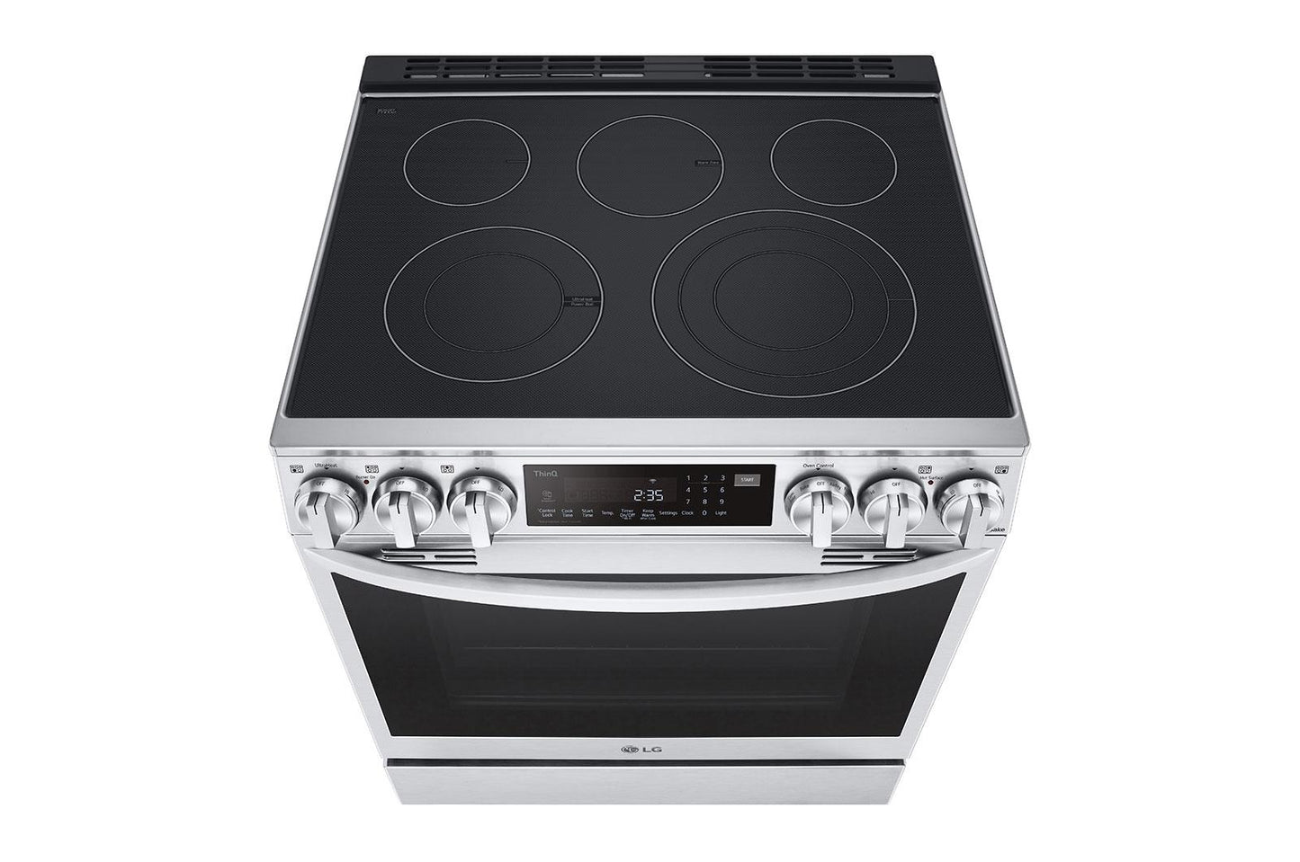 Lg 6.3 cu ft. Smart wi-fi Enabled ProBake Convection® InstaView® Electric Slide-In Range with Air Fry
