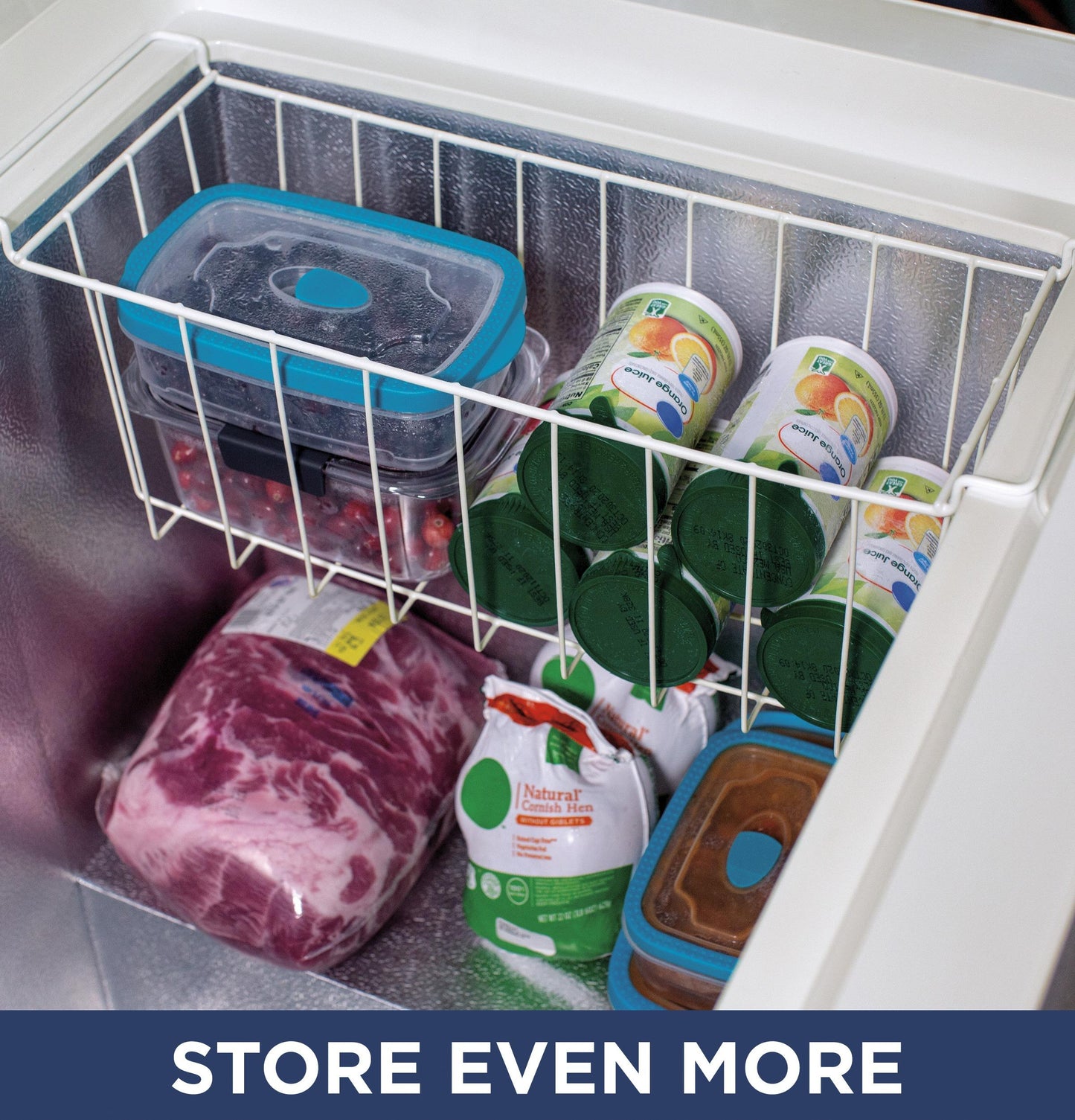 FCM16DLWW GE® ENERGY STAR® 15.7 Cu. Ft. Manual Defrost Chest Freezer