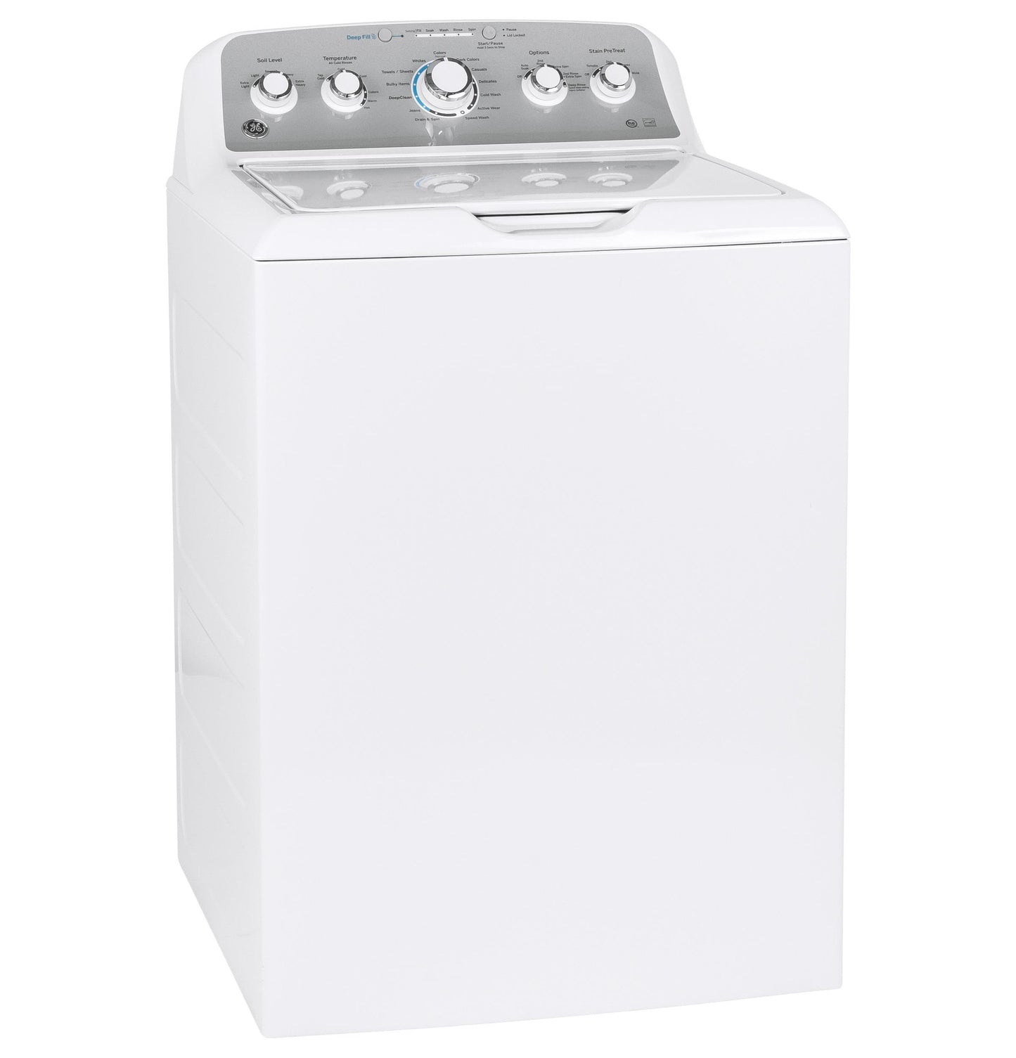 GTW500ASNWS GE® ENERGY STAR® 4.6 cu. ft. Capacity Washer with Stainless Steel Basket