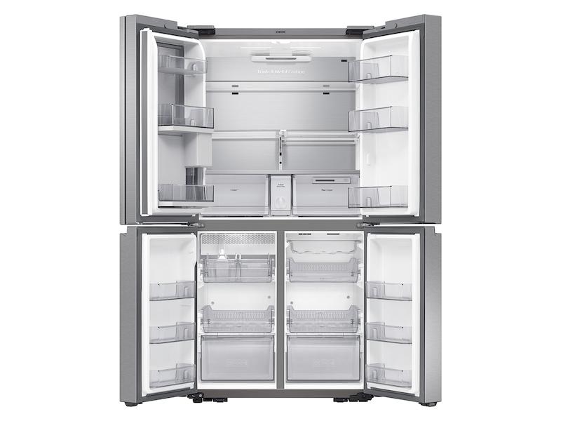 23 cu. ft. Smart Counter Depth 4-Door Flex™ refrigerator with Family Hub™ and Beverage Center in Stainless Steel