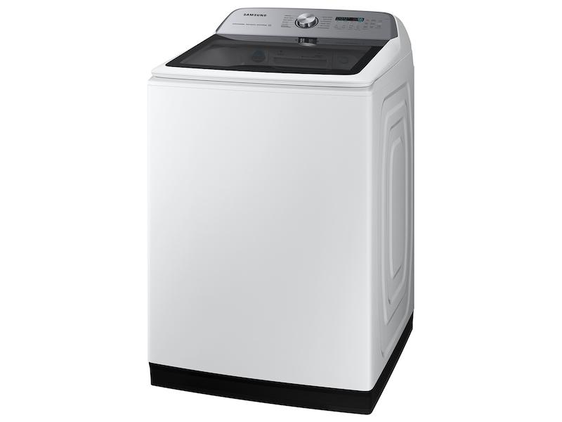5.2 cu. ft. Large Capacity Smart Top Load Washer with Super Speed Wash in White