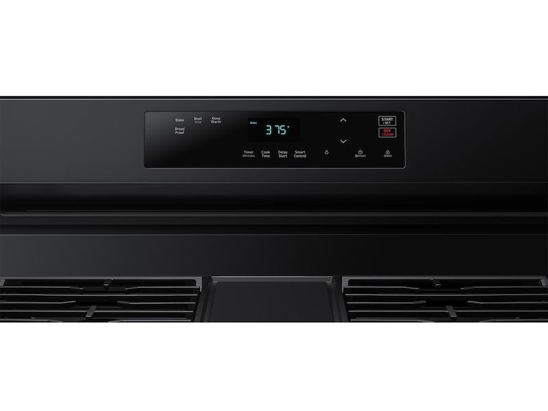 Samsung NX60A6111SB 6.0 cu. ft. Smart Freestanding Gas Range with Integrated Griddle in Black