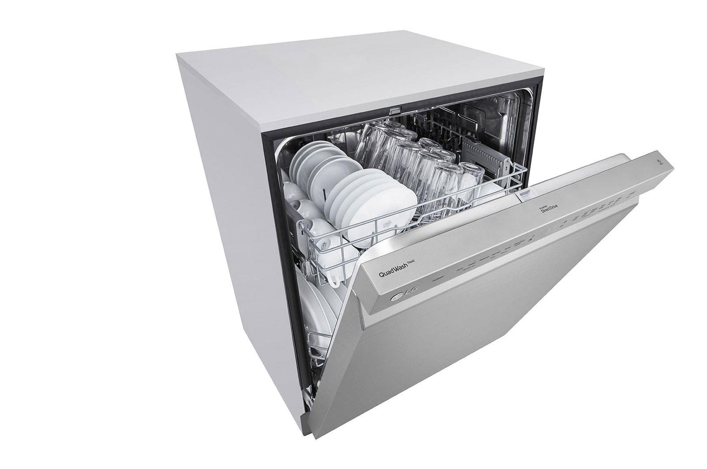 Lg ADFD5448AT Front Control Smart Wi-Fi Enabled Dishwasher with QuadWash™