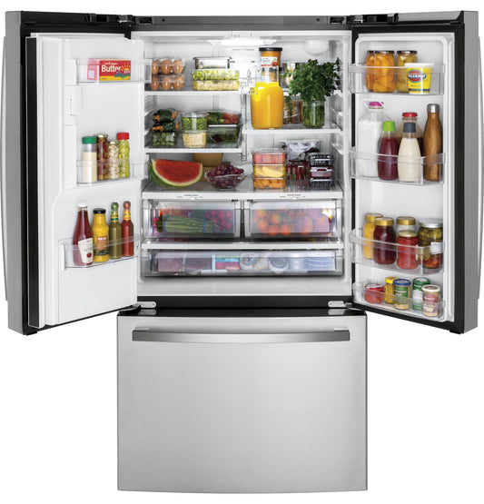 GFE26JYMFS GE ENERGY STAR 25.7 Cu. Ft. Fingerprint Resistant French-Door Refrigerator