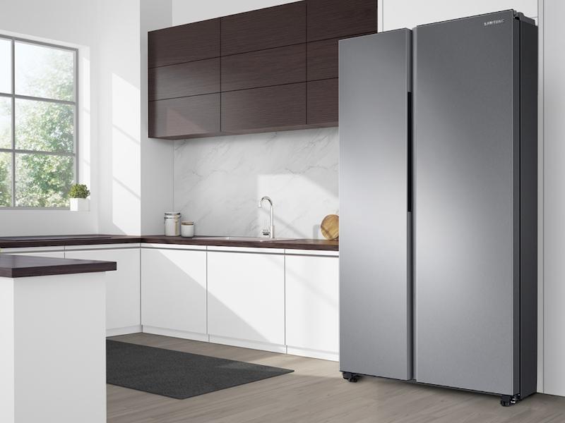 Samsung RS28A500ASR 28-cu-ft-Smart-Side-by-Side-Refrigerator-in-Stainless-Steel