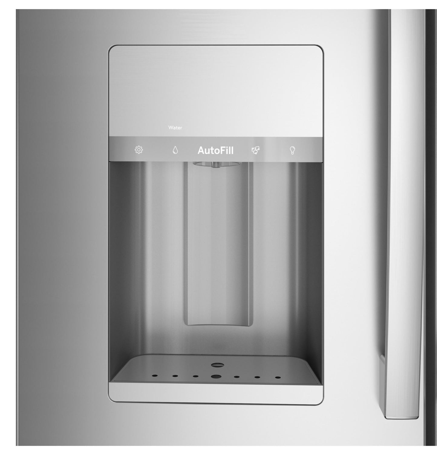 PVD28BYNFS GE Profile™ ENERGY STAR® 27.9 Cu. Ft. Smart Fingerprint Resistant 4-Door French-Door Refrigerator with Door In Door