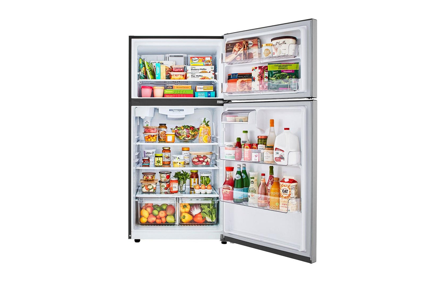 Lg LRTLS2403S 24 cu. ft. 33 Inch Wide Top Freezer Refrigerator - Stainless Steel