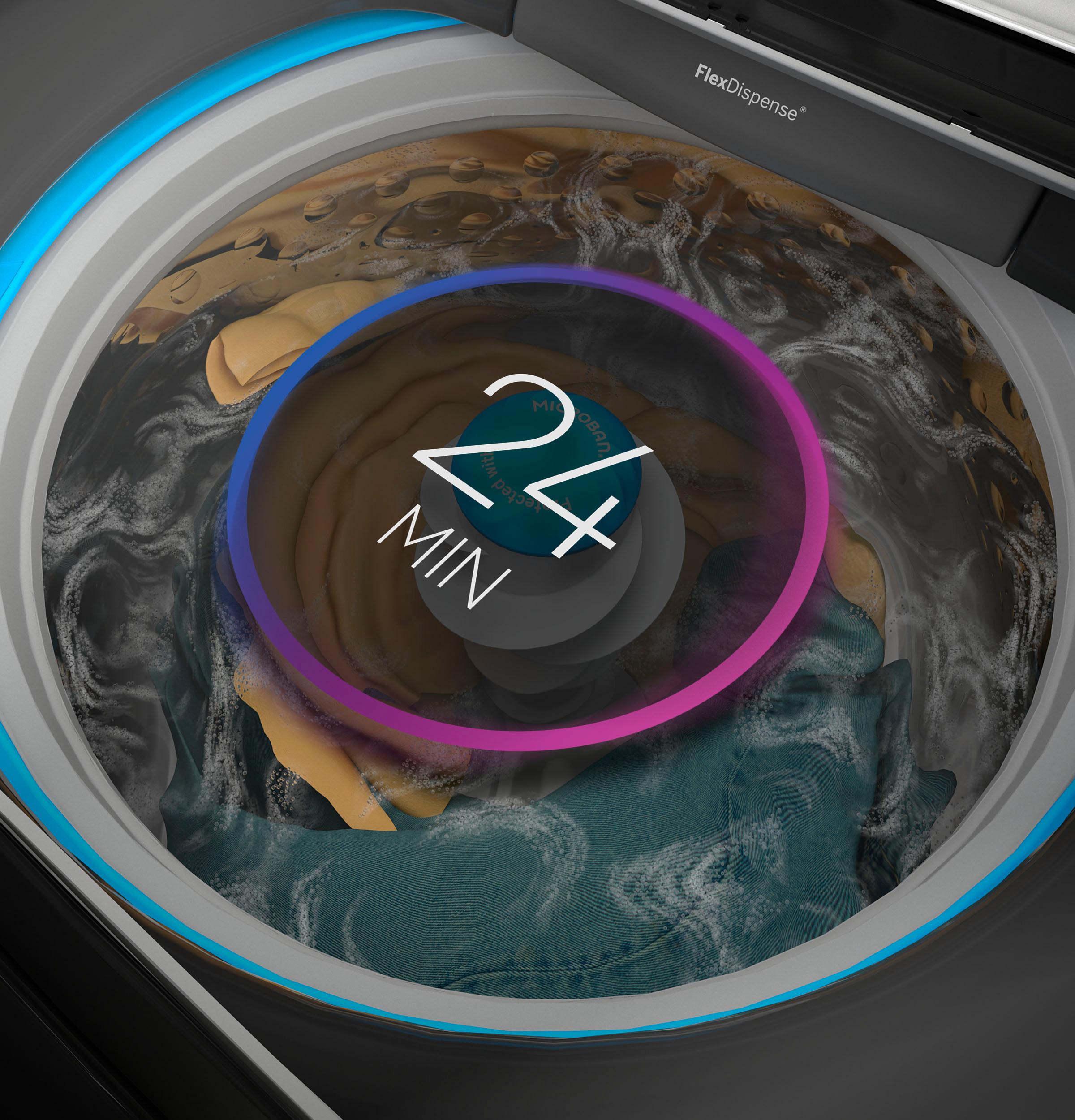 GE Profile™ ENERGY STAR® 5.0 cu. ft. Capacity Washer with Smarter Wash Technology and FlexDispense™