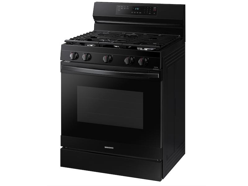 Samsung NX60A6511SB 6.0 cu. ft. Smart Freestanding Gas Range with Integrated Griddle in Black
