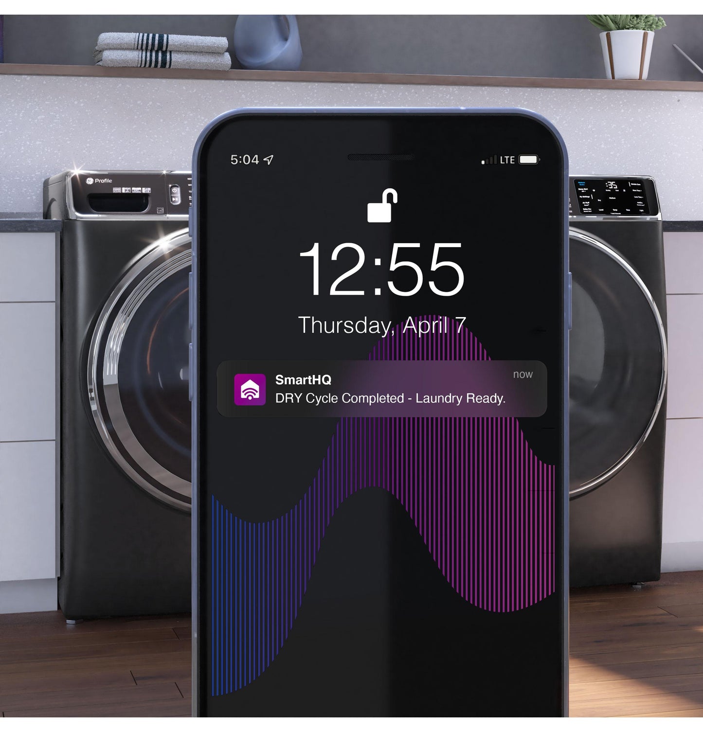 PFD95ESPTDS GE Profile™ ENERGY STAR® 7.8 cu. ft. Capacity Smart Front Load Electric Dryer with Steam and Sanitize Cycle