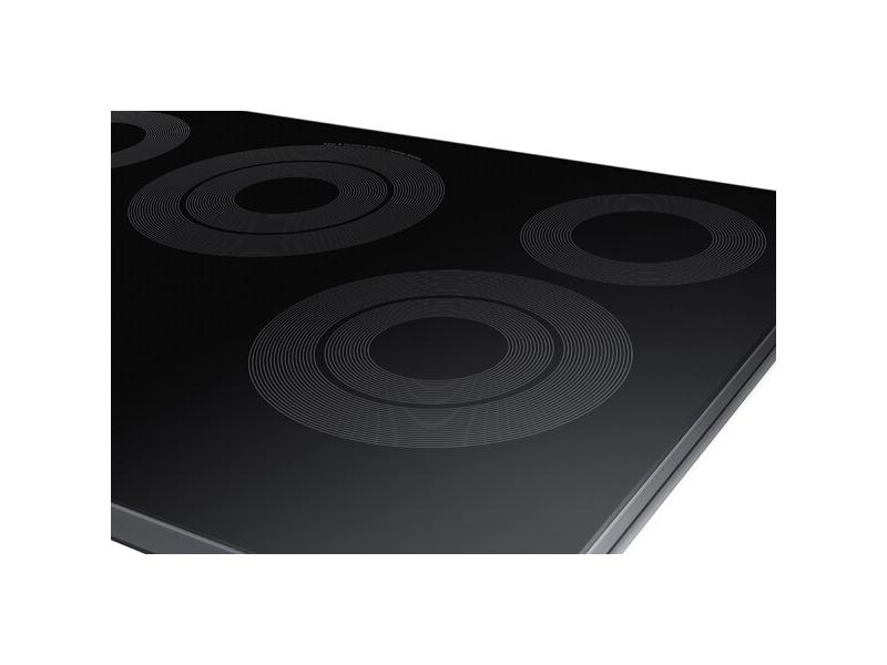 Samsung NZ30K6330RG 30" Smart Electric Cooktop in Black Stainless Steel