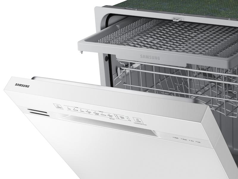 Samsung DW80N3030UW Front Control 51 dBA Dishwasher with Hybrid Interior in White