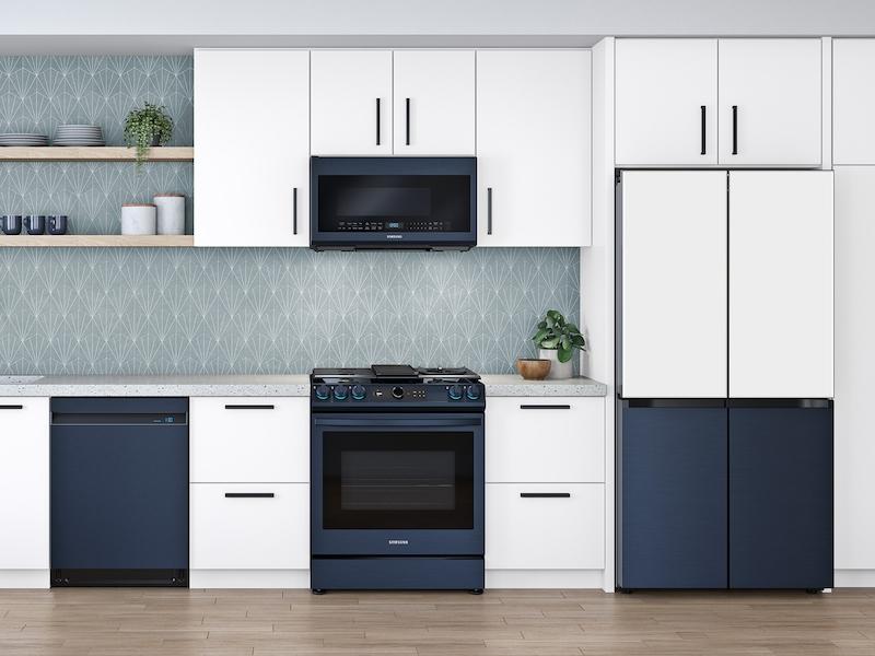 Samsung DW80R9950QN Bespoke AutoRelease 39dBA Dishwasher with Linear Wash in Fingerprint Resistant Navy Steel