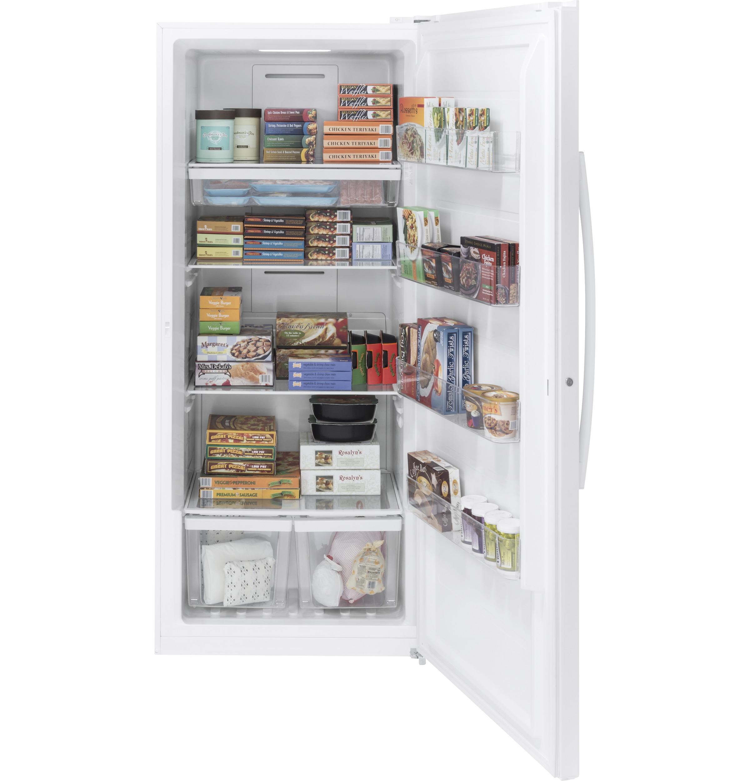 GE® ENERGY STAR® 21.3 Cu. Ft. Frost-Free Garage Ready Upright Freezer