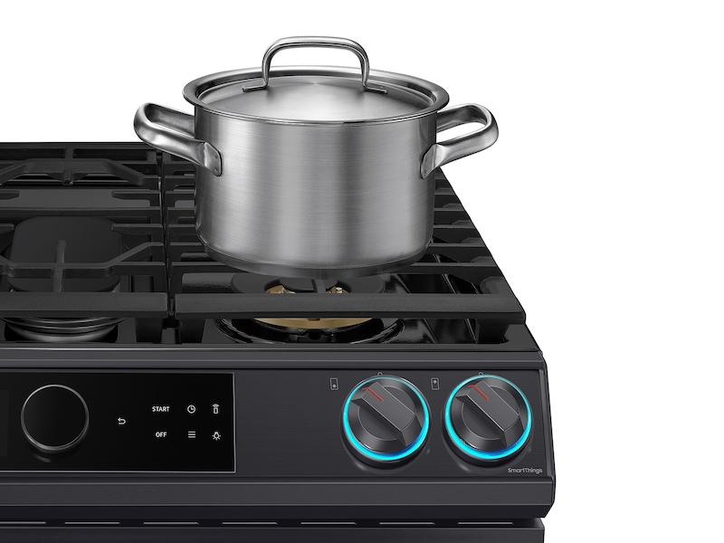 Samsung 6.0 cu ft. Smart Slide-in Gas Range with Smart Dial