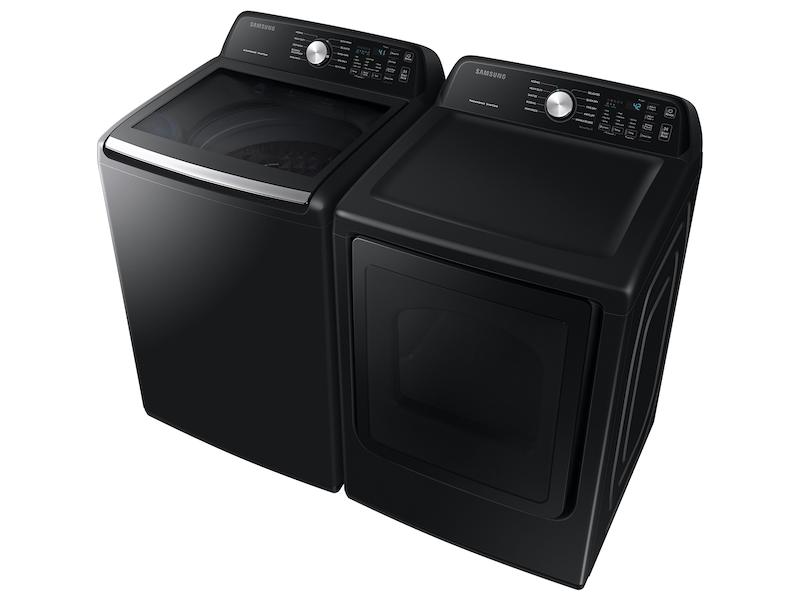 7.4 cu. ft. Electric Dryer with Sensor Dry in Brushed Black