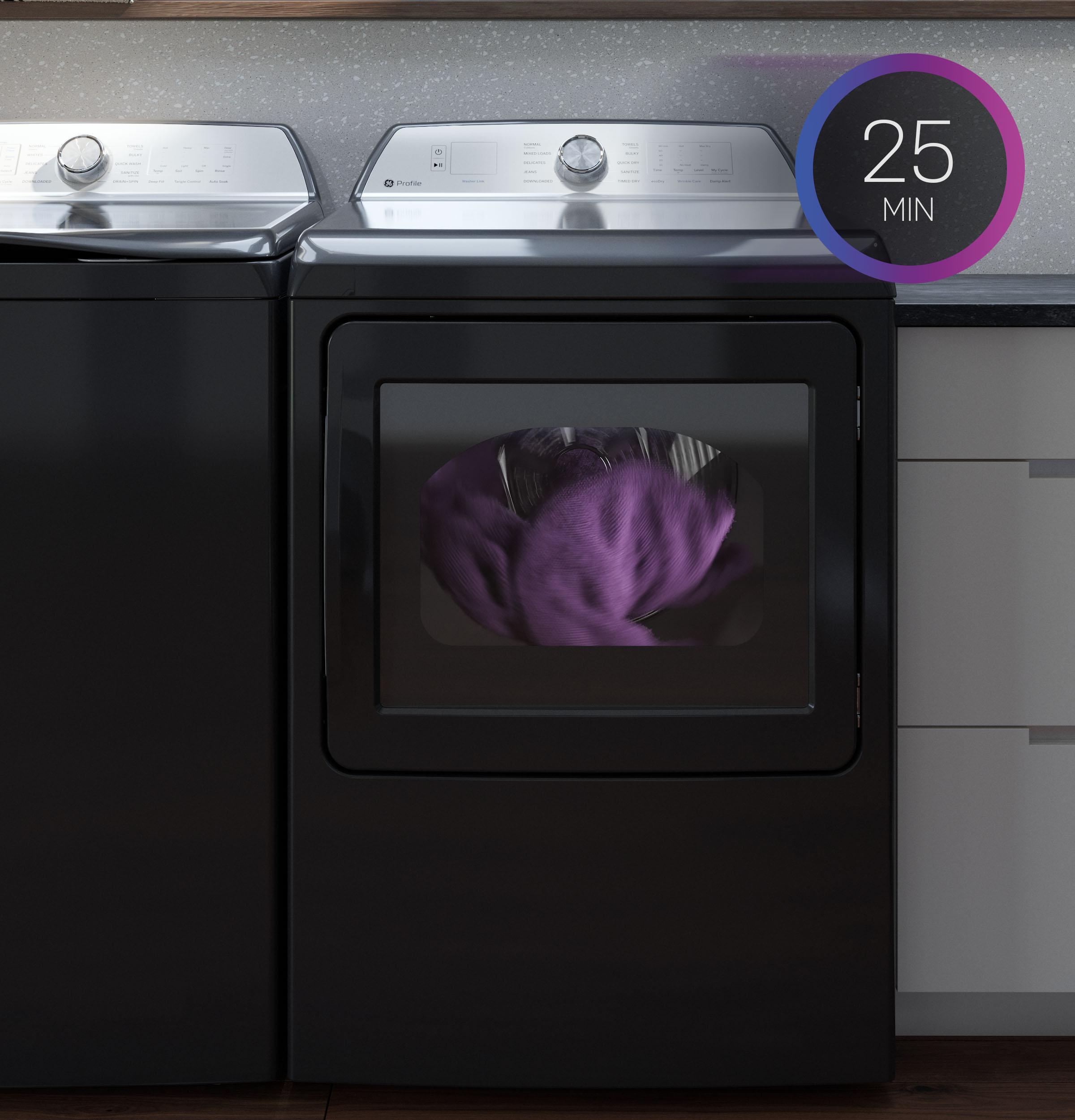 PTD90EBPTDG GE Profile™ ENERGY STAR® 7.3 cu. ft. Capacity Smart Electric Dryer with Fabric Refresh