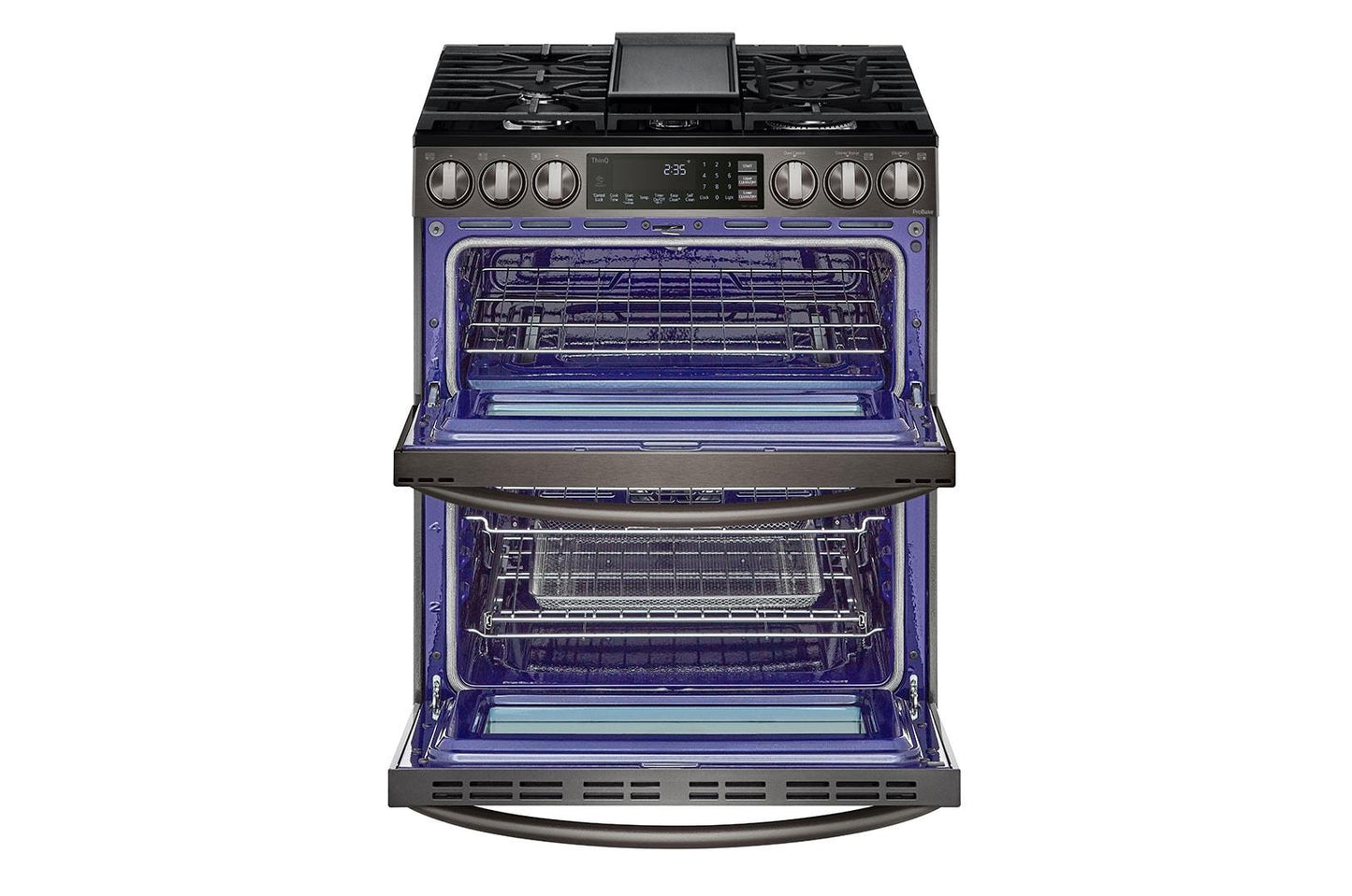 Lg LTGL6937D 6.9 cu. ft. Smart Gas Double Oven Slide-in Range with InstaView®, ProBake® Convection, Air Fry, and Air Sous Vide