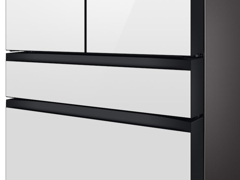 Samsung RF29BB860012AA Bespoke 4-Door French Door Refrigerator (29 cu. ft.) with Beverage Center™ in White Glass