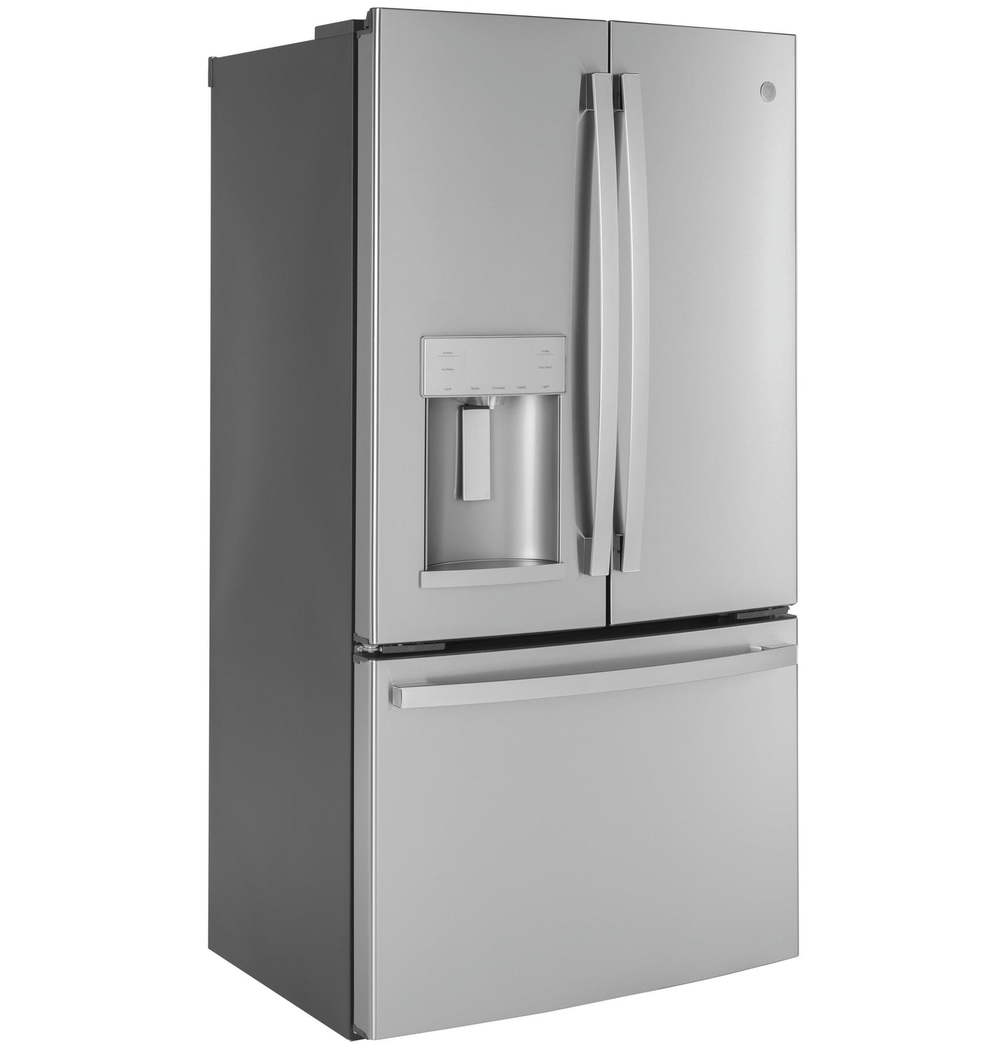 GYE22GYNFS GE ENERGY STAR 22.1 Cu. Ft. Counter-Depth Fingerprint Resistant French-Door Refrigerator