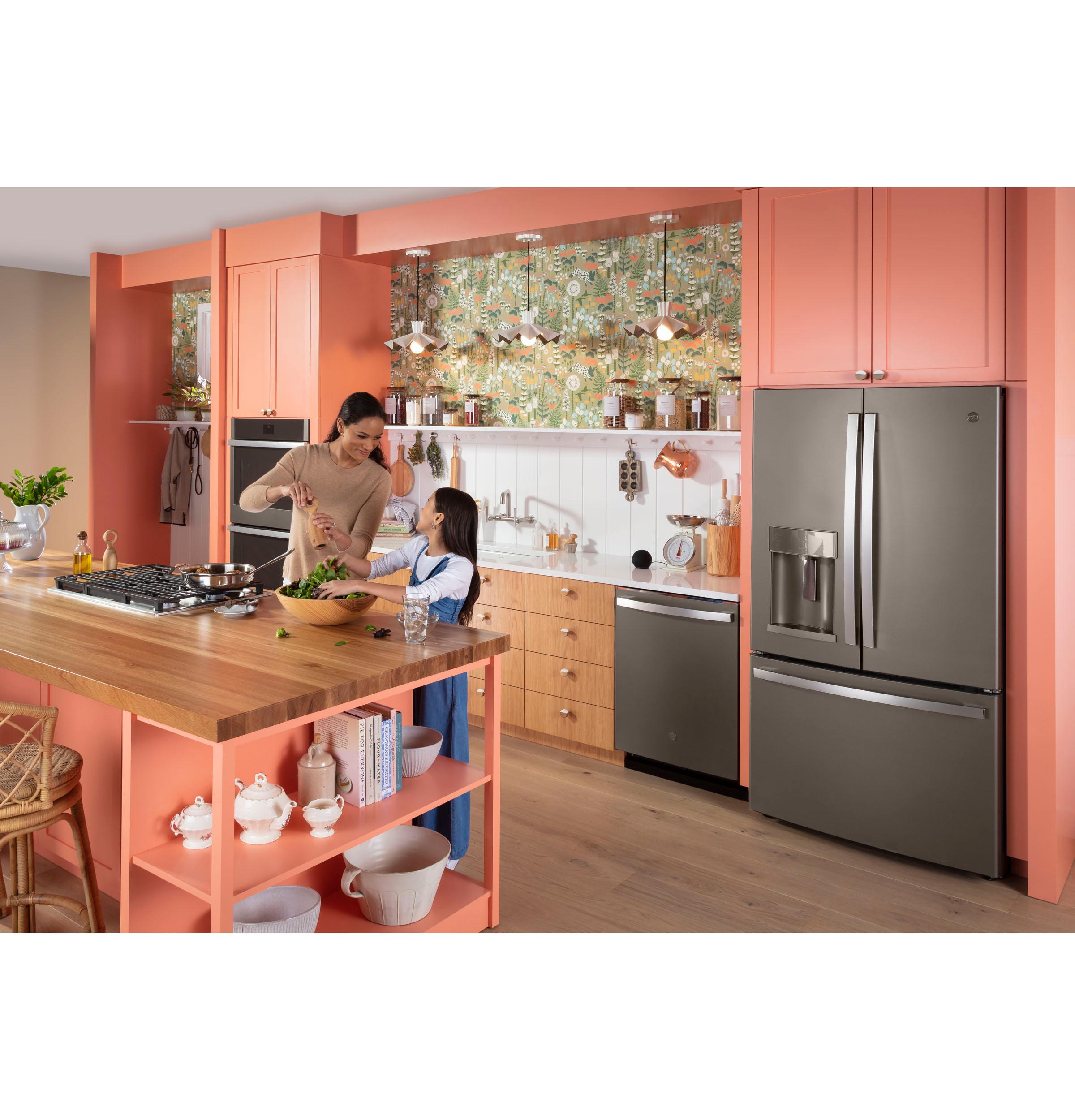GE® Top Control with Stainless Steel Interior Dishwasher with Sanitize Cycle & Dry Boost with Fan Assist