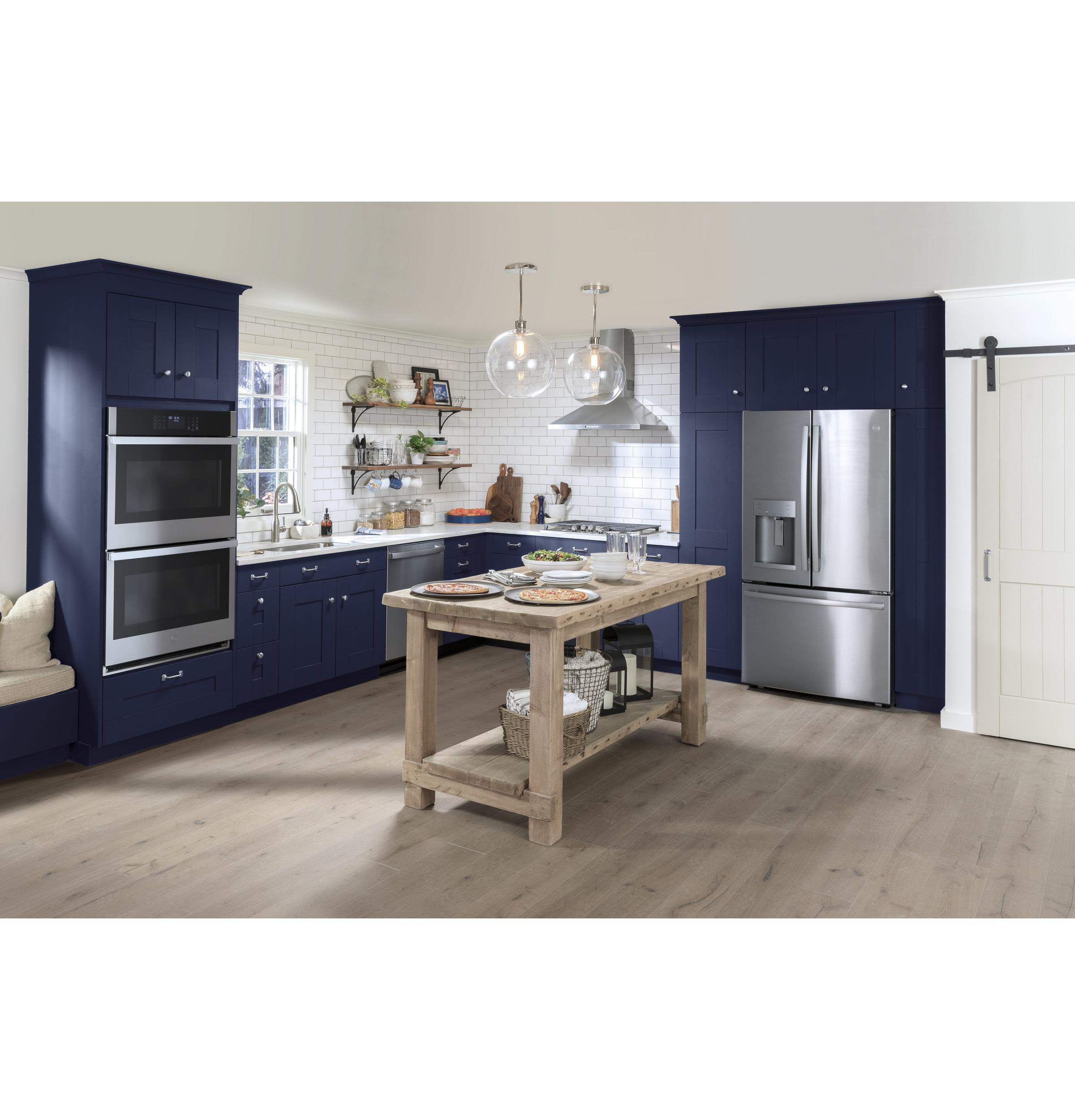 GE® 30" Smart Built-In Self-Clean Convection Double Wall Oven with Never Scrub Racks