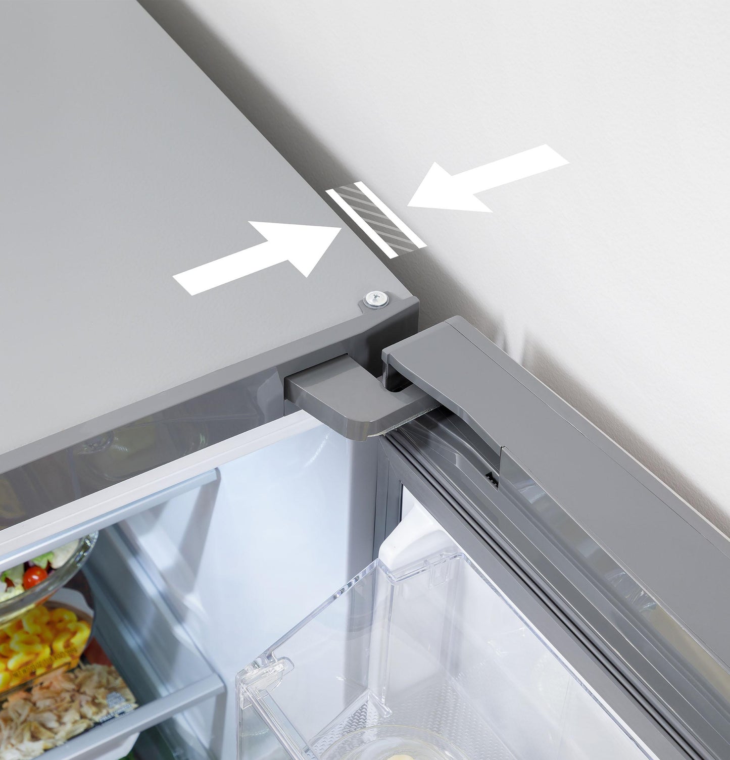 GBE17HYRFS GE® ENERGY STAR® 17.7 Cu. Ft. Counter-Depth Bottom-Freezer Refrigerator