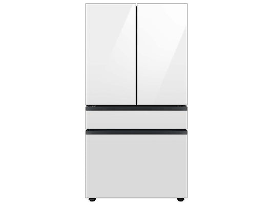 Samsung RF29BB860012AA Bespoke 4-Door French Door Refrigerator (29 cu. ft.) with Beverage Center™ in White Glass