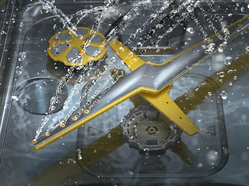 Samsung DW80BB707012AA Bespoke AutoRelease Smart 42dBA Dishwasher with StormWash+™ and Smart Dry in White Glass