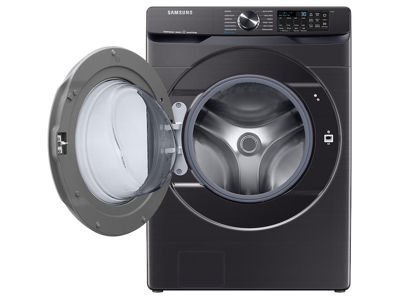 5.0 cu. ft. Extra-Large Capacity Smart Front Load Washer with Super Speed Wash in Brushed Black
