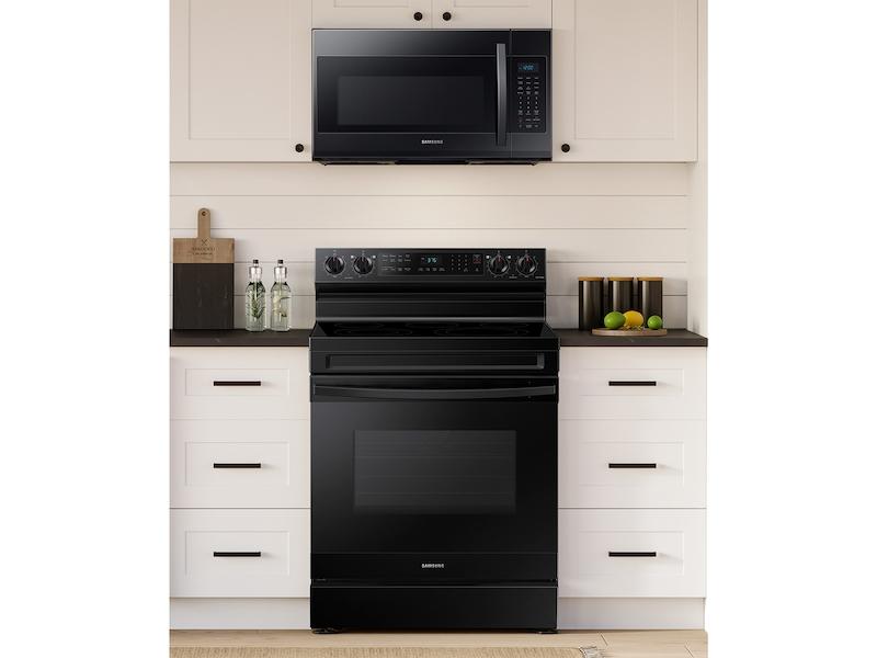 Samsung NE63A6511SB 6.3 cu. ft. Smart Freestanding Electric Range with No-Preheat Air Fry & Convection in Black