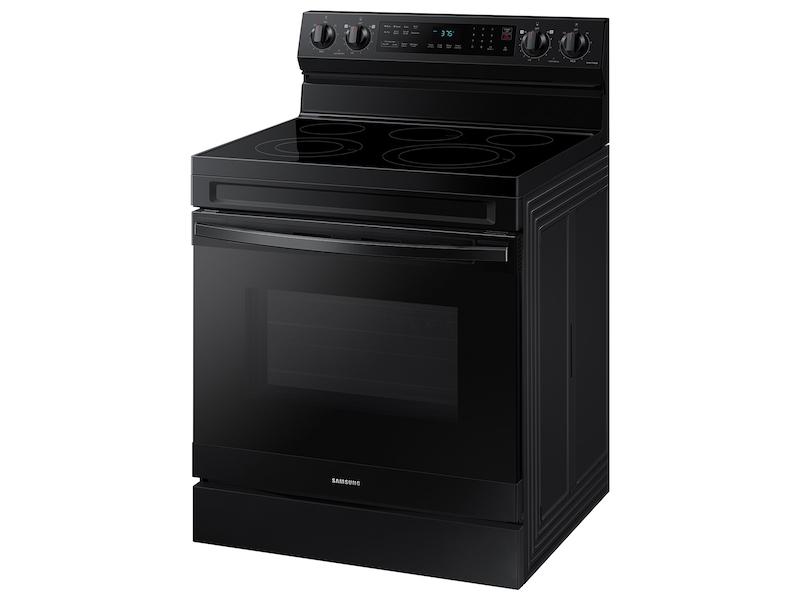 Samsung NE63A6511SB 6.3 cu. ft. Smart Freestanding Electric Range with No-Preheat Air Fry & Convection in Black