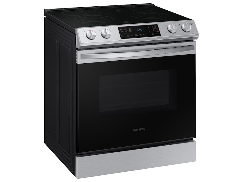 SAMSUNG 6.3 cu. ft. Smart Slide-in Electric Range in Stainless Steel