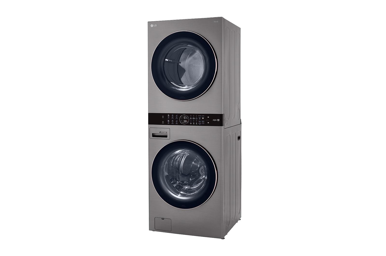 Lg Single Unit Front Load LG WashTower™ with Center Control™ 4.5 cu. ft. Washer and 7.4 cu. ft. Gas Dryer