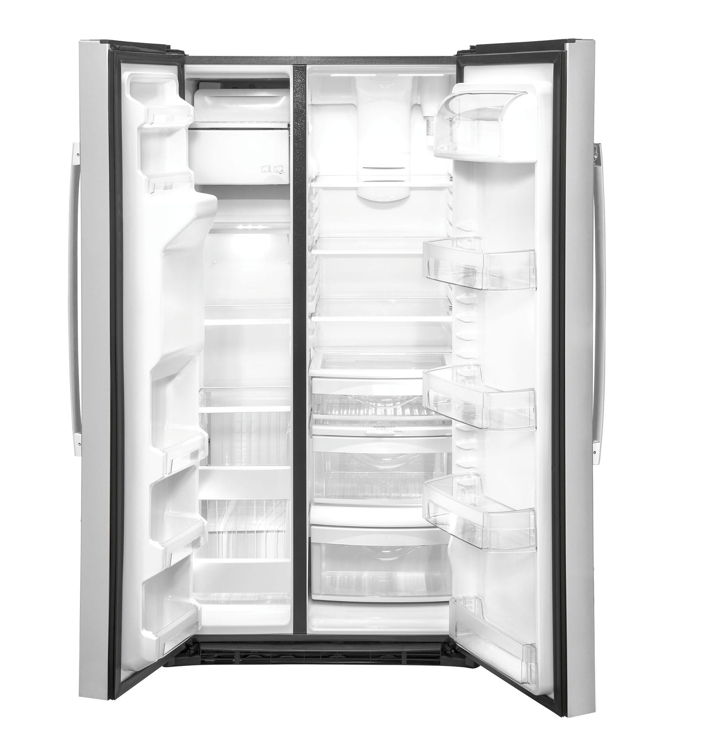 GSS25IYNFS GE 25.1 Cu. Ft. Fingerprint Resistant Side-By-Side Refrigerator