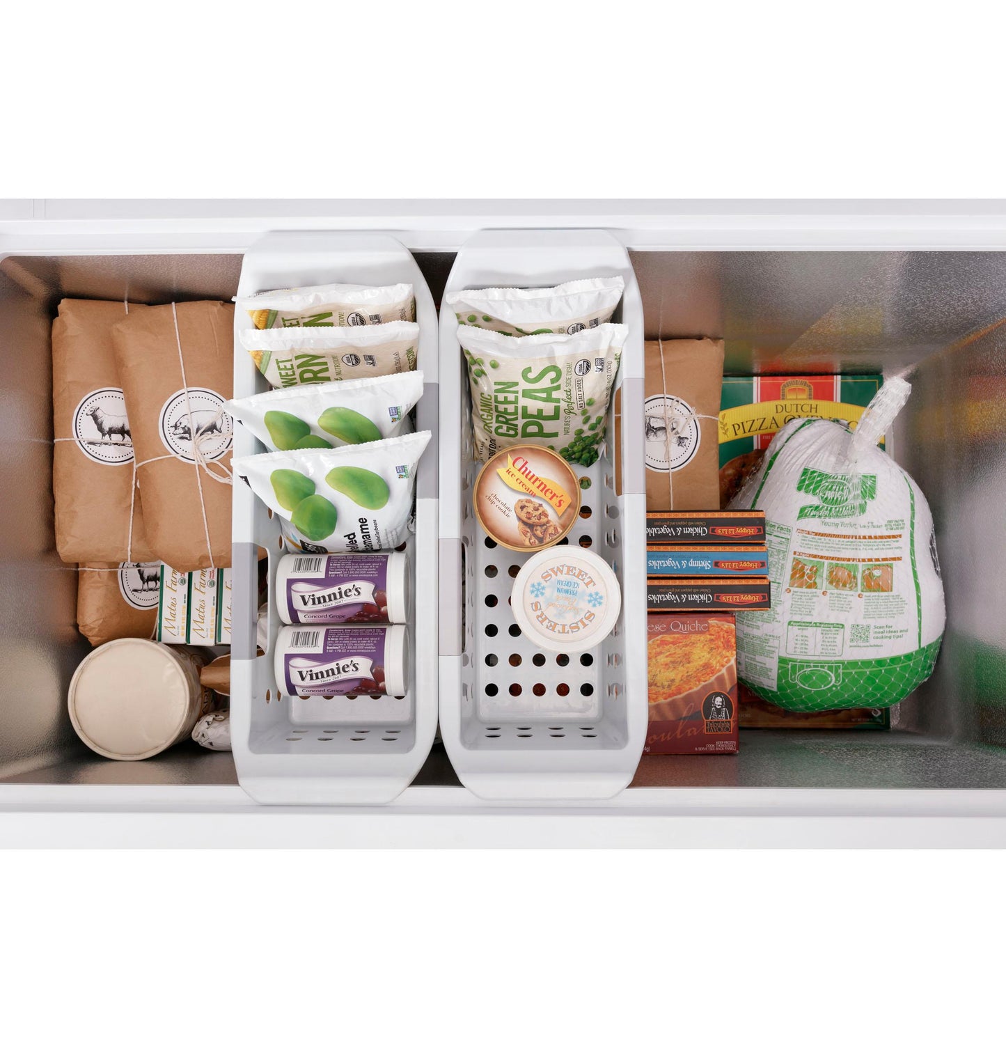 FCM9SRWW GE 8.8 Cu. Ft. Manual Defrost Chest Freezer