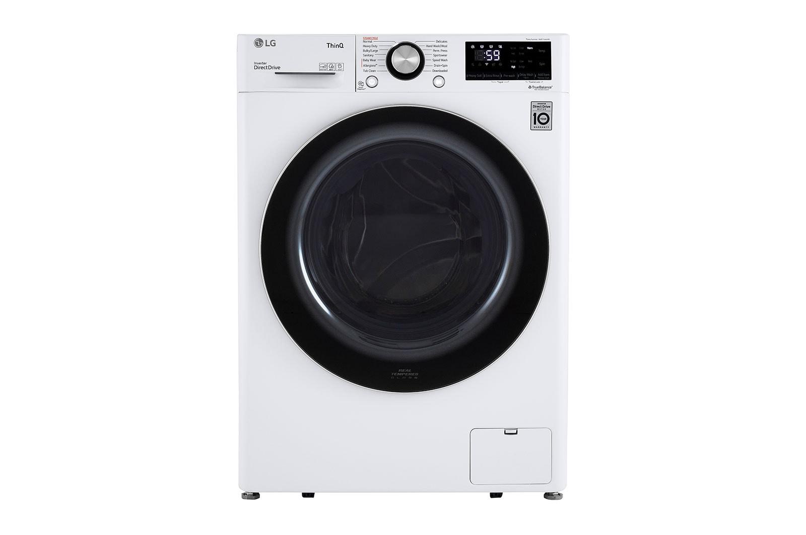 Lg 2.4 cu.ft. Smart wi-fi Enabled Compact Front Load Washer with Built-In Intelligence