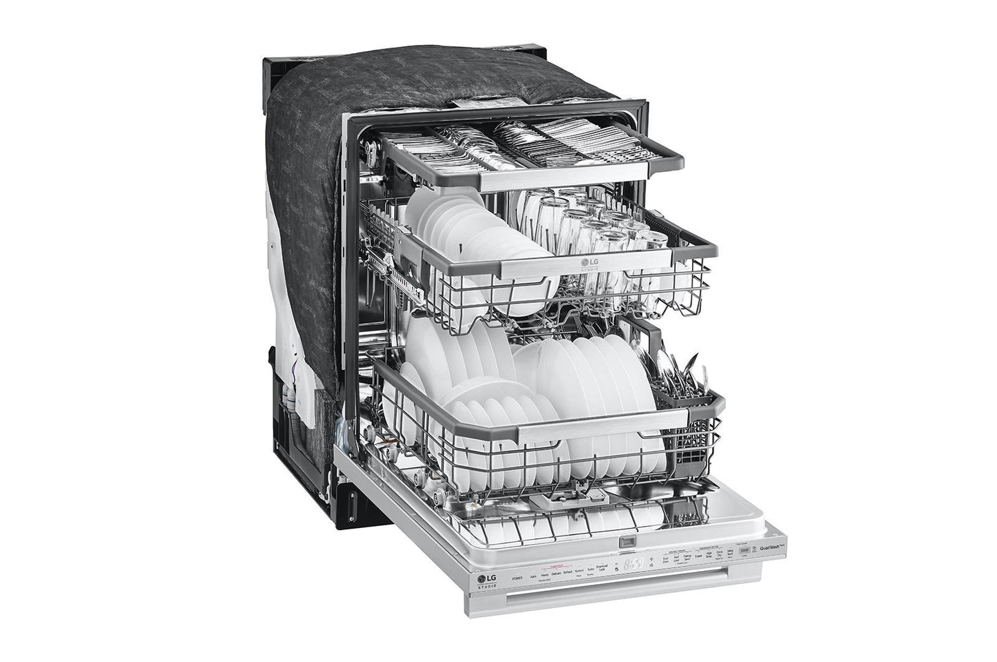 LG STUDIO Top Control Smart Dishwasher with QuadWash™ and TrueSteam®